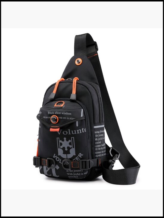 Nylon Crossbody Sling Backpack Water Resistant Travel Daypack Casual main image 5